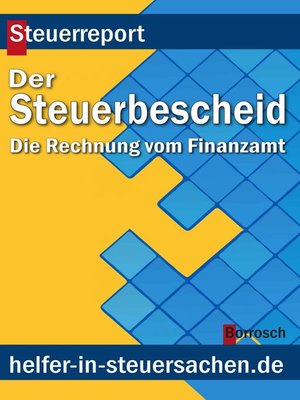 cover image of Der Steuerbescheid